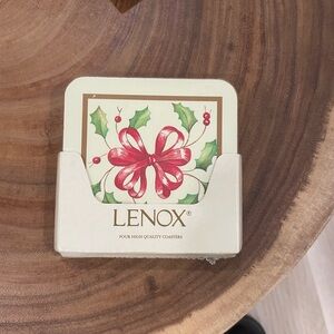 Lenox Christmas Coasters Set